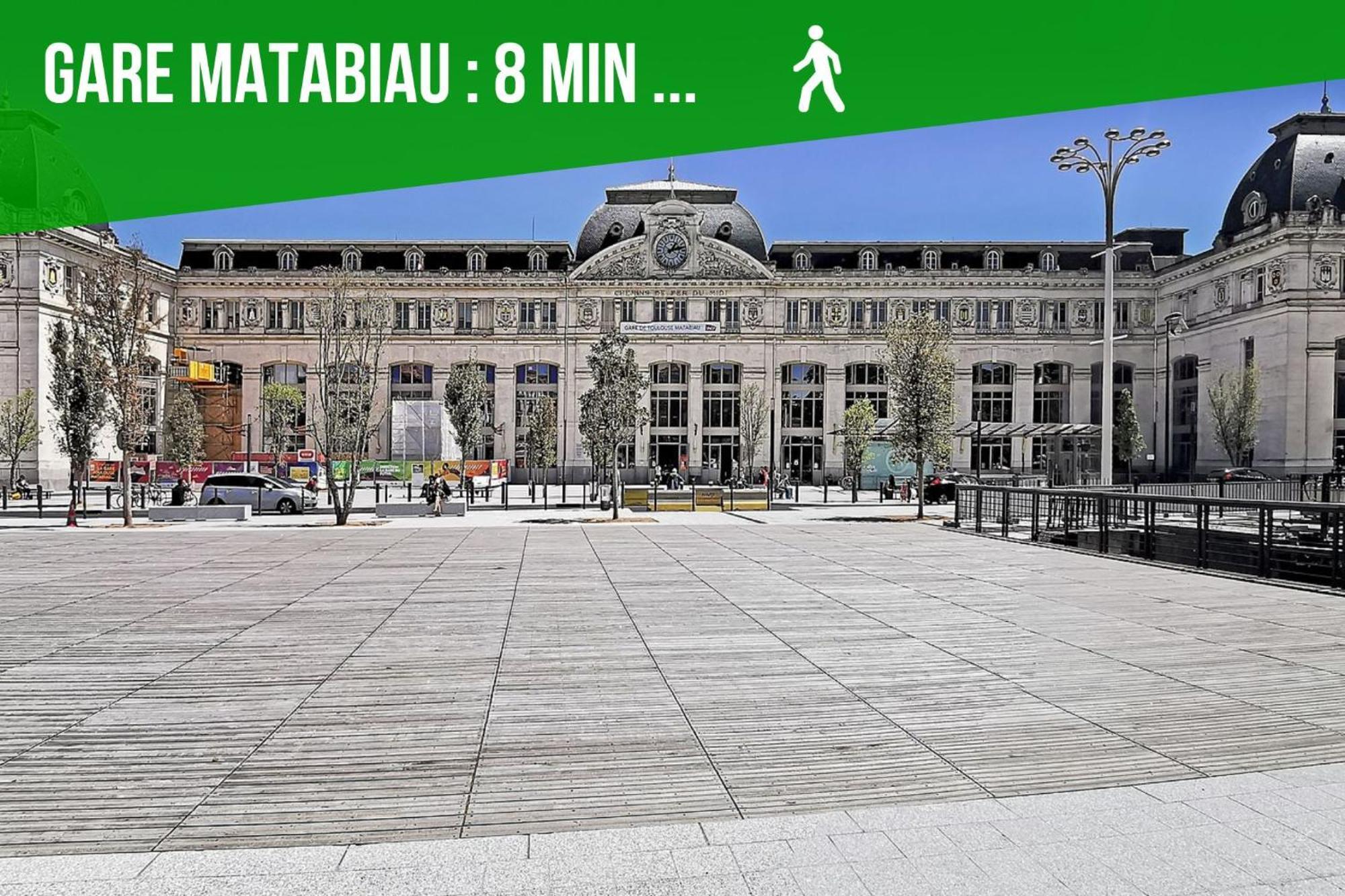 Le Nid D'Orient Entre Matabiau Et Capitole Parking Apartment Toulouse Exterior photo